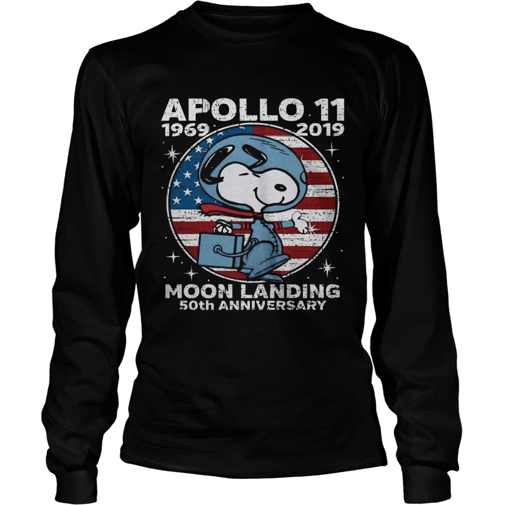 Snoopy Apollo 11 moon landing 50th anniversary LongSleeve