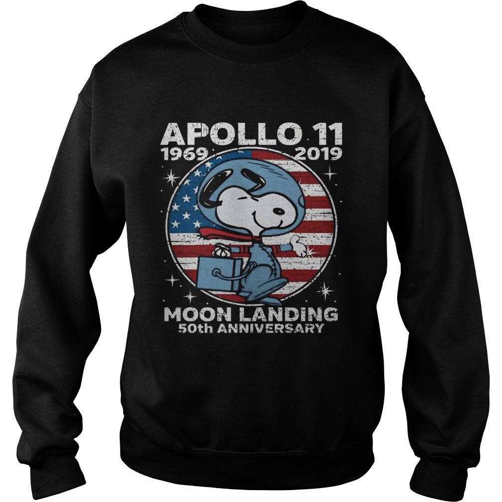 Snoopy Apollo 11 moon landing 50th anniversary Sweatshirt
