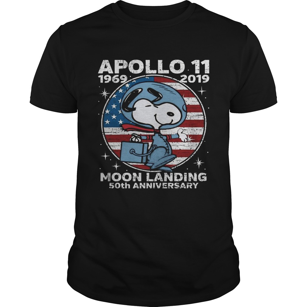 Snoopy Apollo 11 moon landing 50th anniversary shirt
