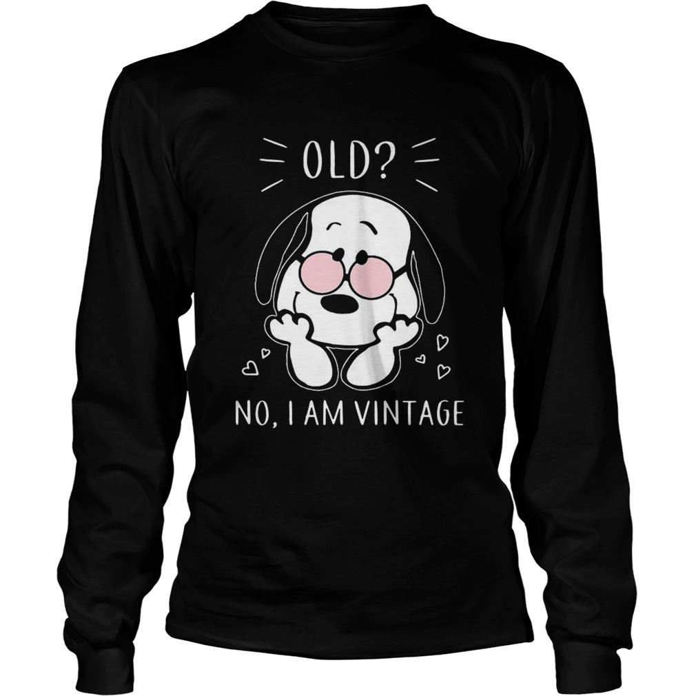 Snoopy old no I am vintage LongSleeve