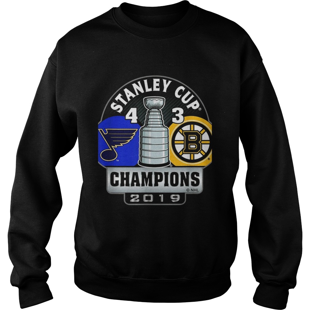 Stanley Cup champions St Louis Blues 4 3 Boston Bruins Sweatshirt