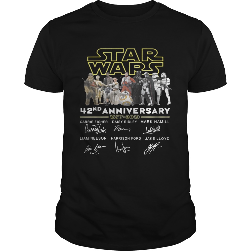 Star Wars 42nd Unniversary 1977 2019 Shirt