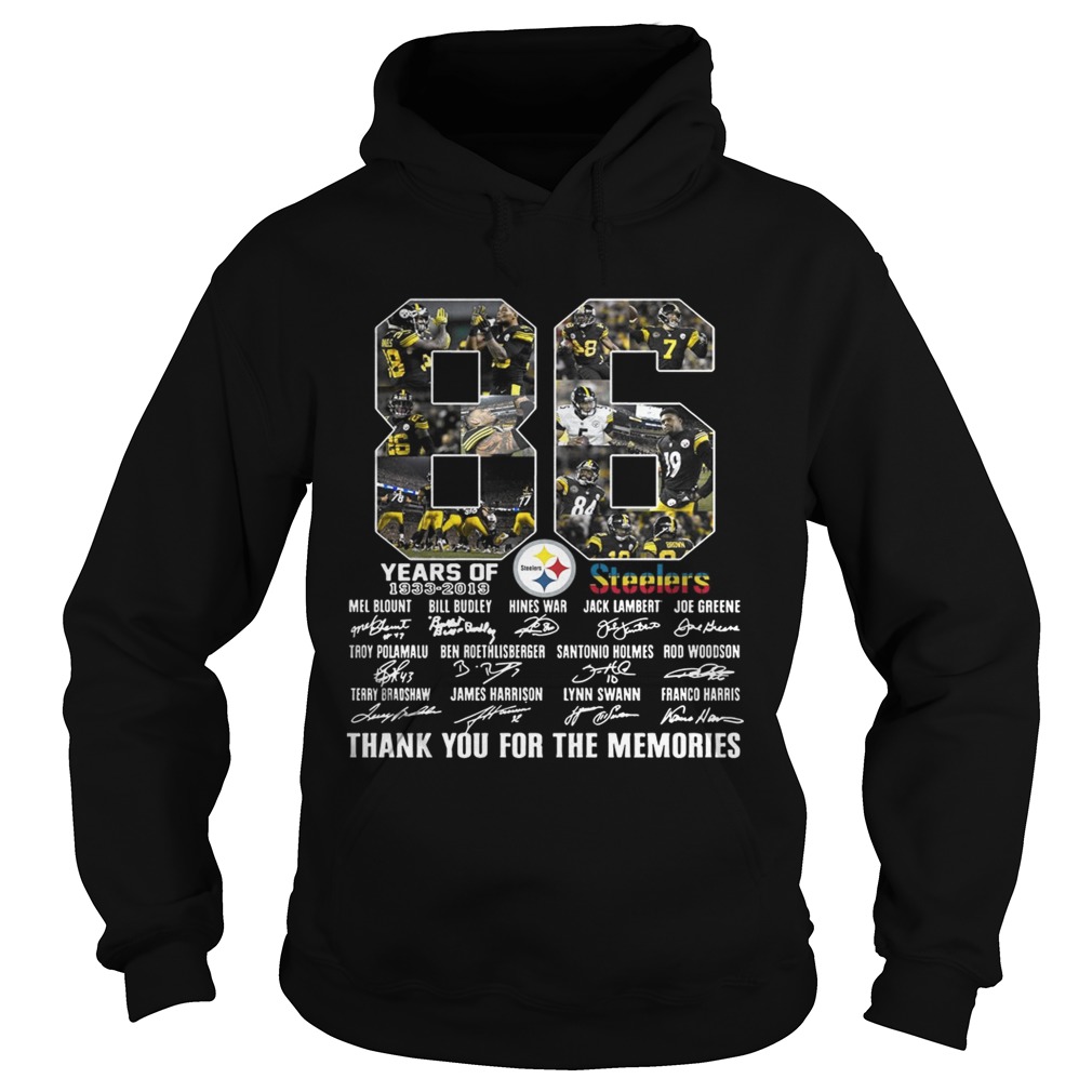 Steelers 86th Anniversary 1933 2019 Hoodie