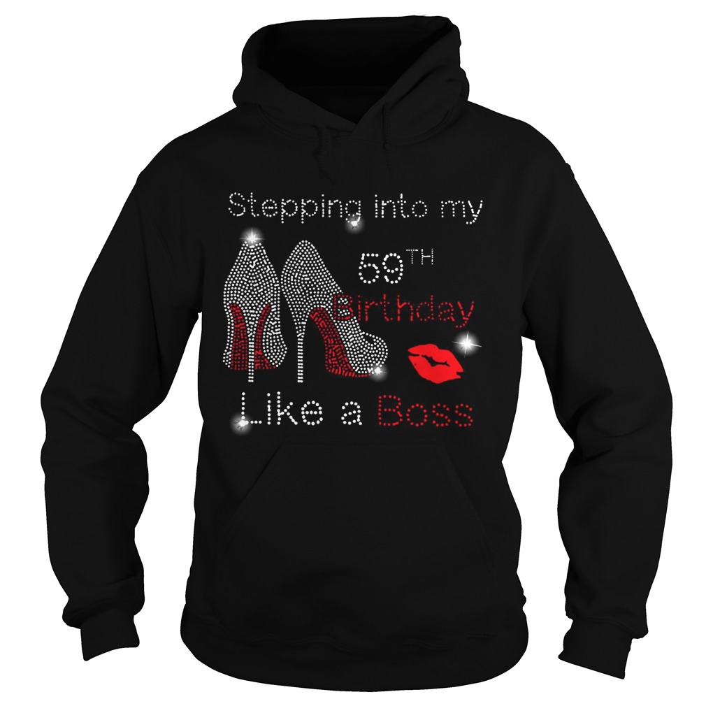 1564475532Stepping into my59th birthday like a boss Hoodie