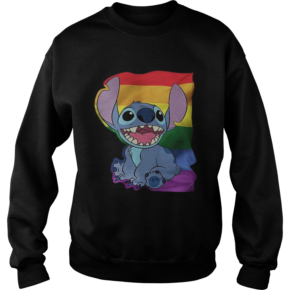 Stitch LGBT Pride Sweatshirt
