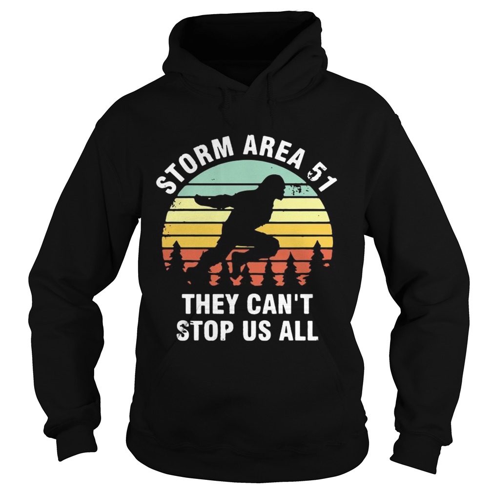 Storm Area 51 they cant stop all of US all sunset Hoodie