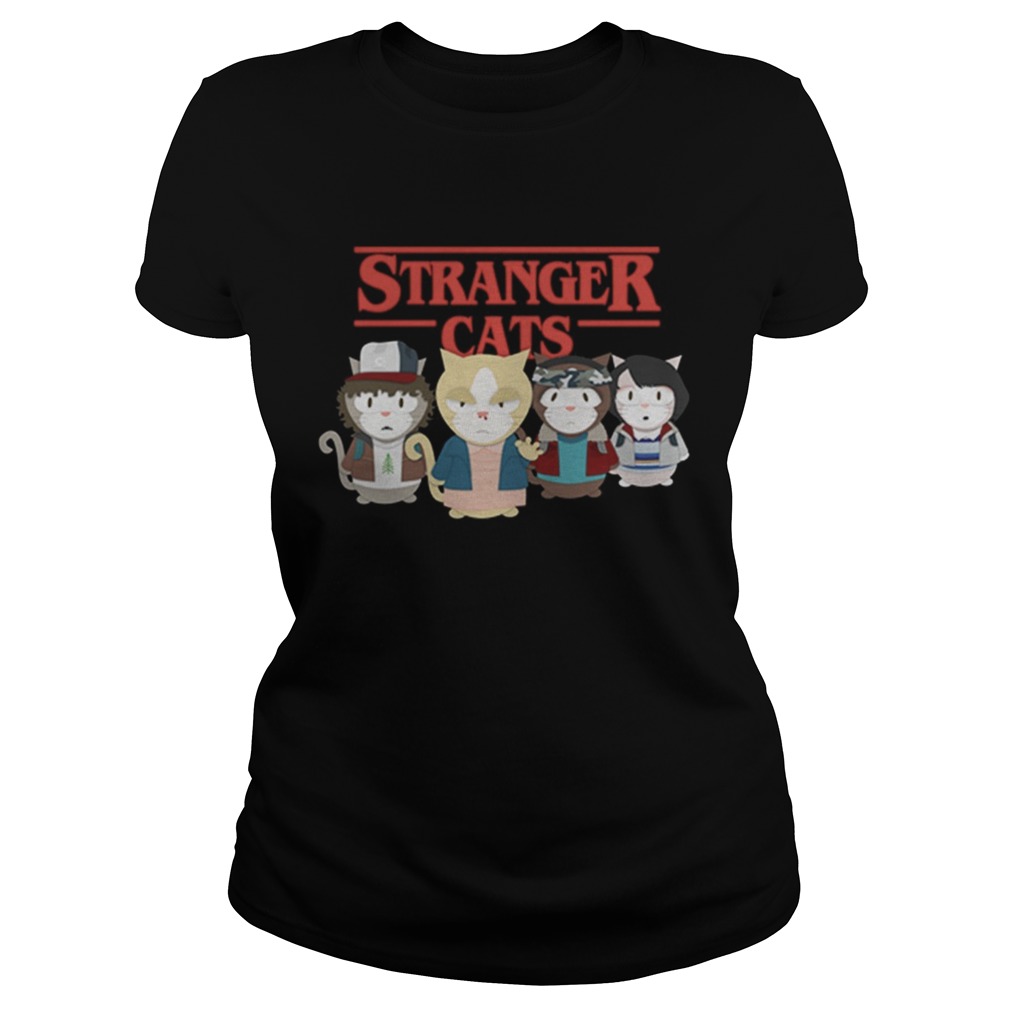 Stranger Cats Stranger Things 3 Classic Ladies