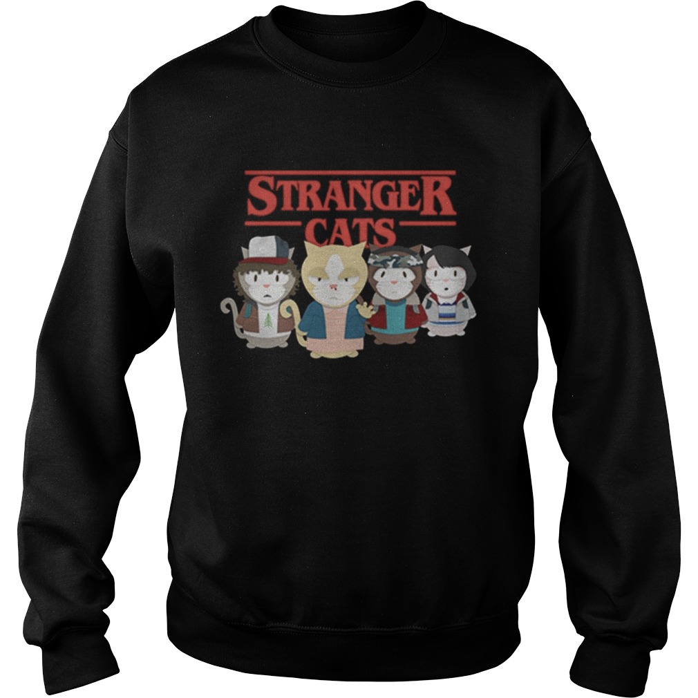 Stranger Cats Stranger Things 3 Sweatshirt