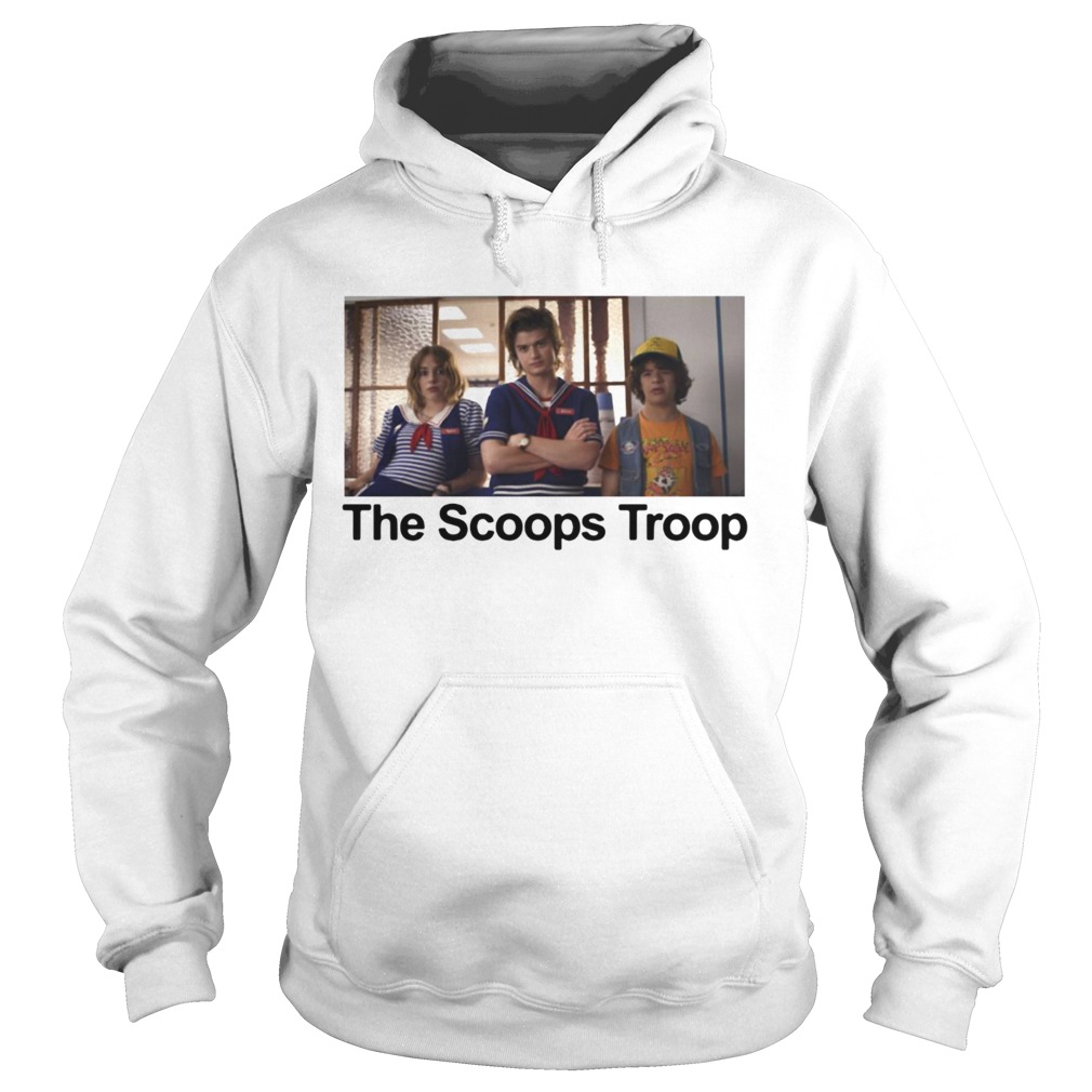 Stranger Things 3 Every Team Up In Scoops Troop Hoodie