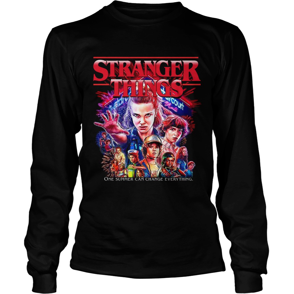 Stranger Things 3 new poster one summer can change everything LongSleeve