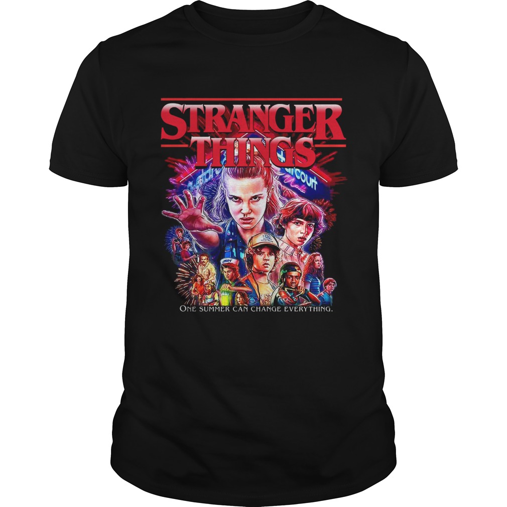 Stranger Things 3 new poster one summer can change everything shirt
