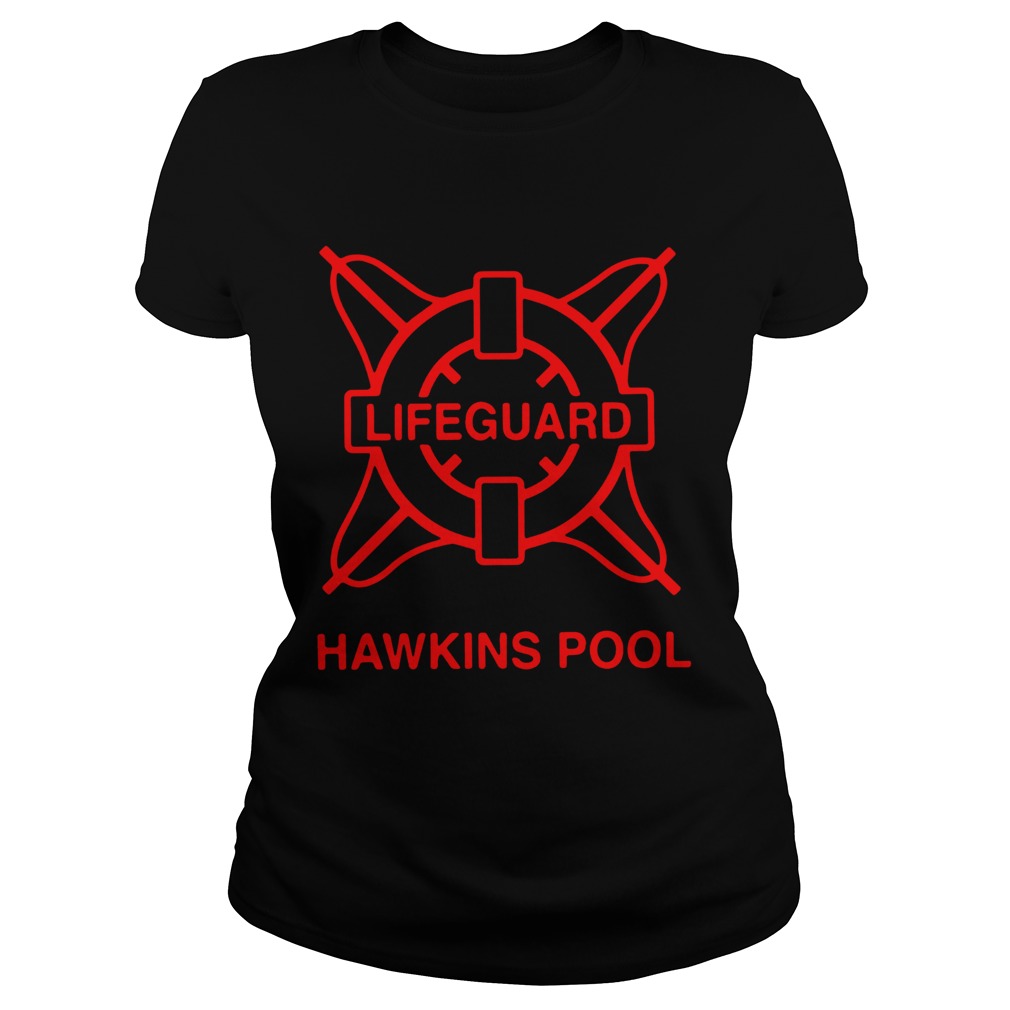 Stranger Things lifeguard Hawkins Pool Classic Ladies