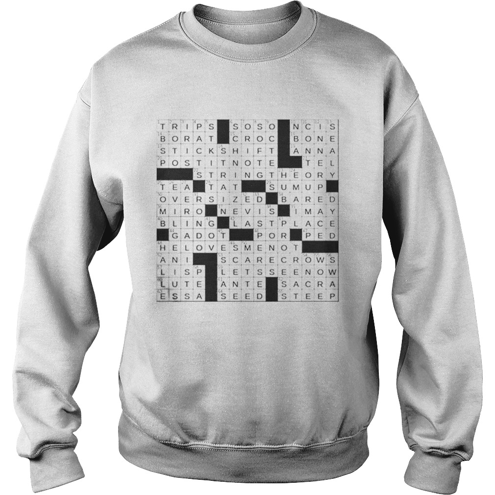 Stuffed crossword clue Sweatshirt