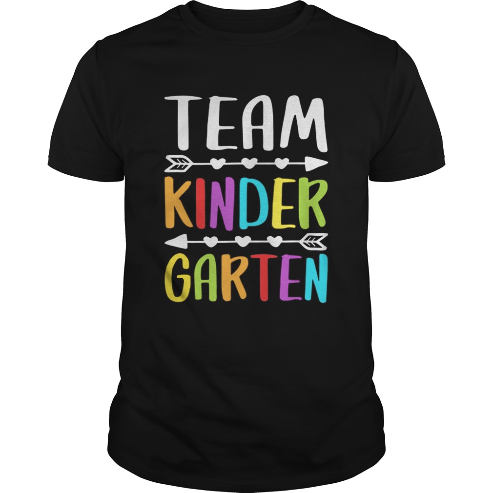 Team Kindergarten Teacher Back To School shirt