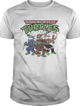 Teenage Mutant Killer Ninja Turtles Horror character shirt
