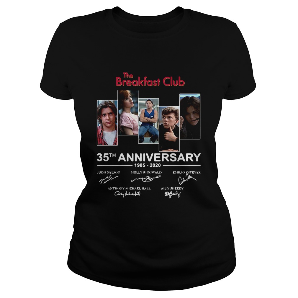 The Breakfast Club 35th anniversary 1985 2020 signature Classic Ladies