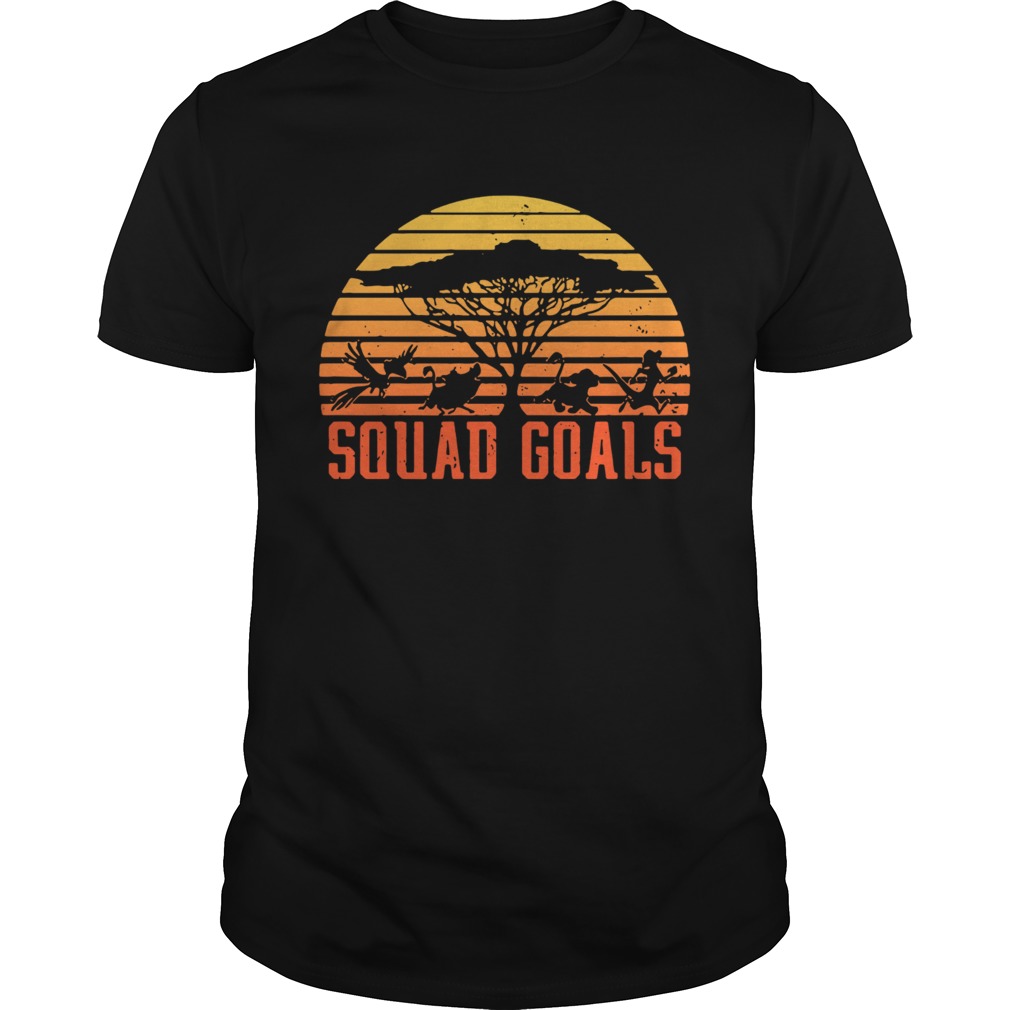 The Lion King Squad Goals sunset shirt