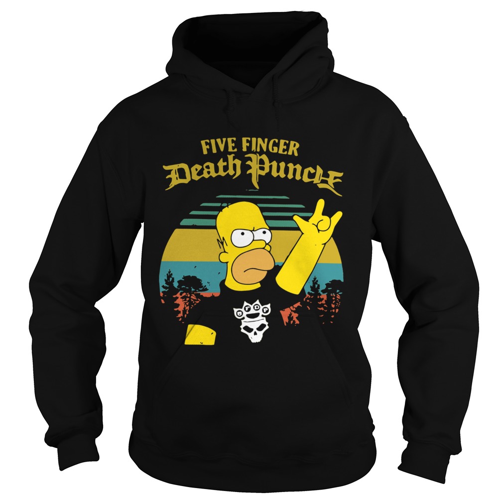 The Simpsons Five Finger Death Punch vintage Hoodie