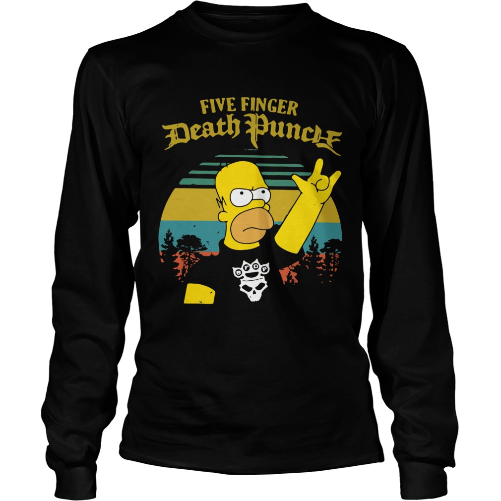The Simpsons Five Finger Death Punch vintage LongSleeve