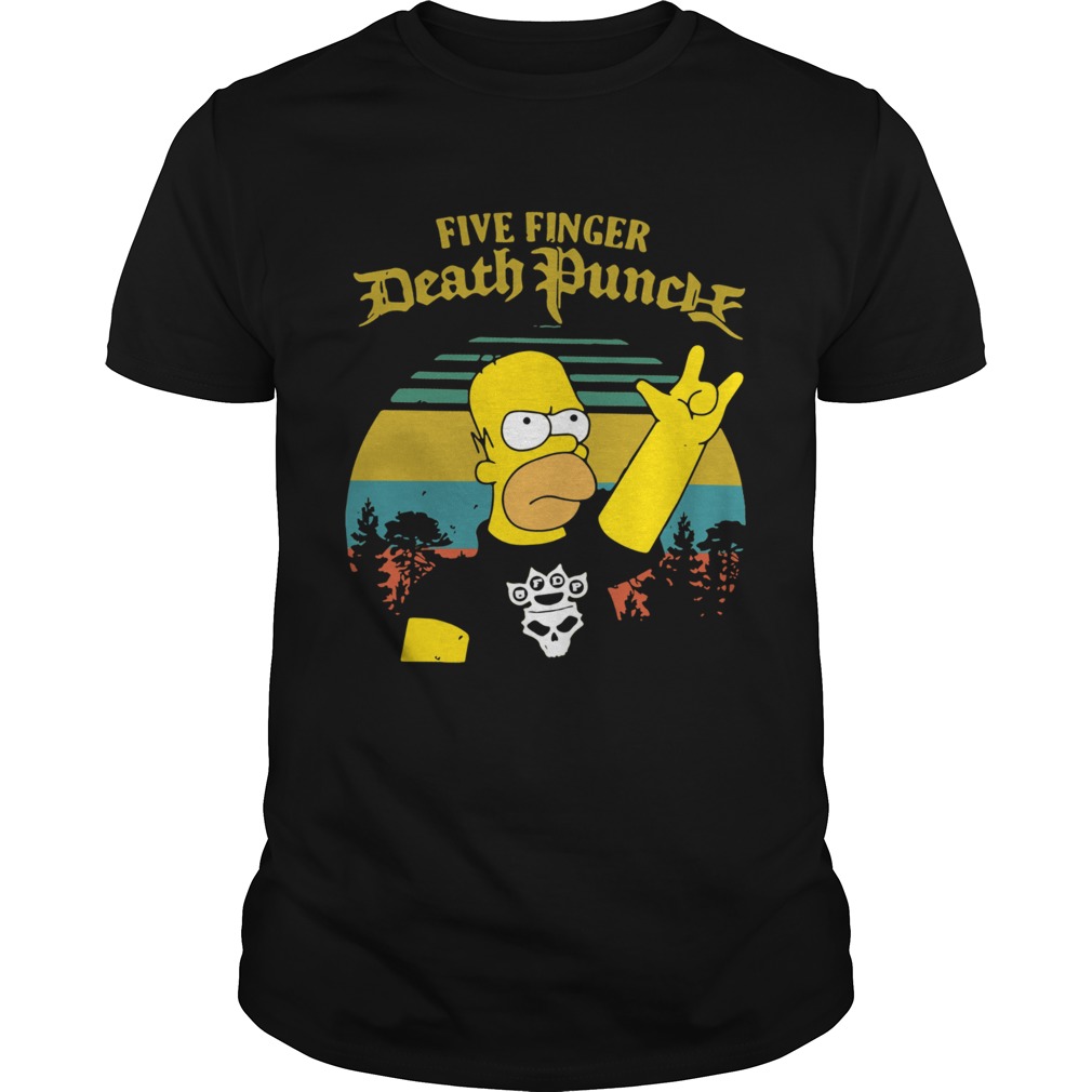 The Simpsons Five Finger Death Punch vintage shirt