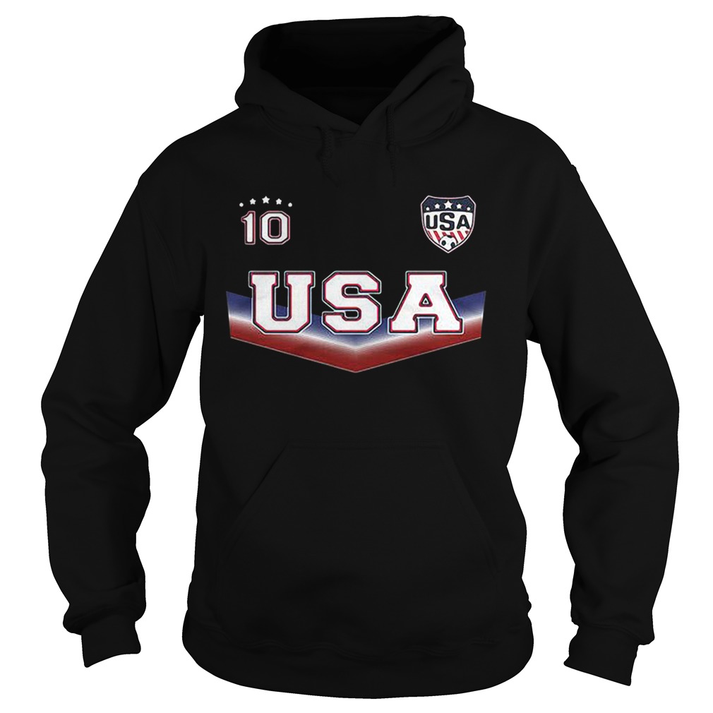 The United States womens national soccer team 10 Hoodie