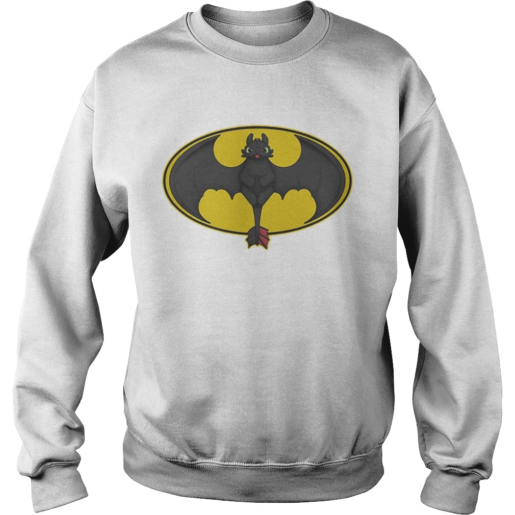 Toothless logo Batman how to train your Bat Sweatshirt