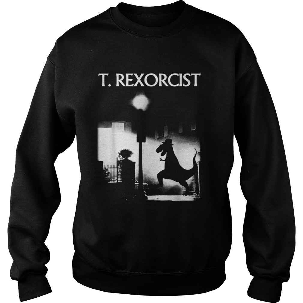 Tyrannosaurus Rex Catholic Priest Dinosaur Scary Movie Sweatshirt