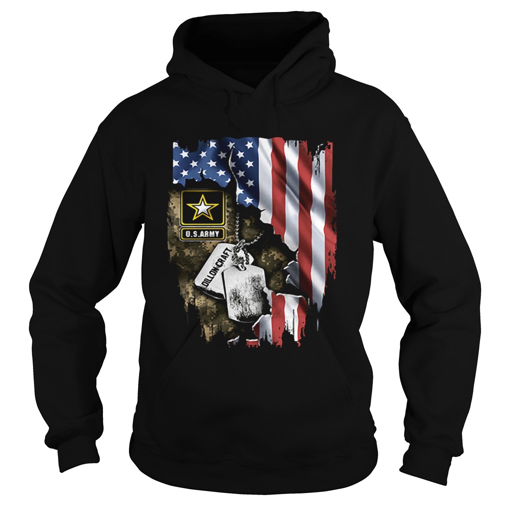US Army inside America flag Independence day 4th of July Hoodie