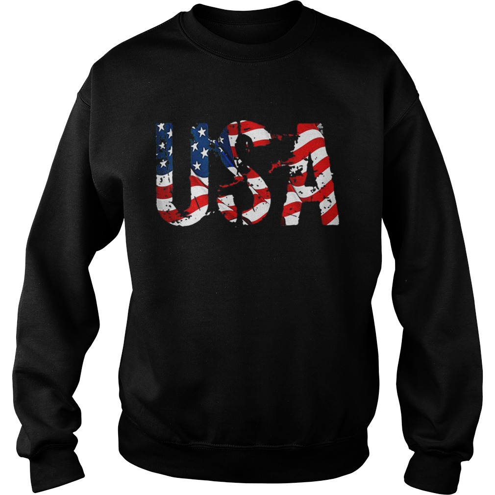 USA American Flag Independence Day Sweatshirt