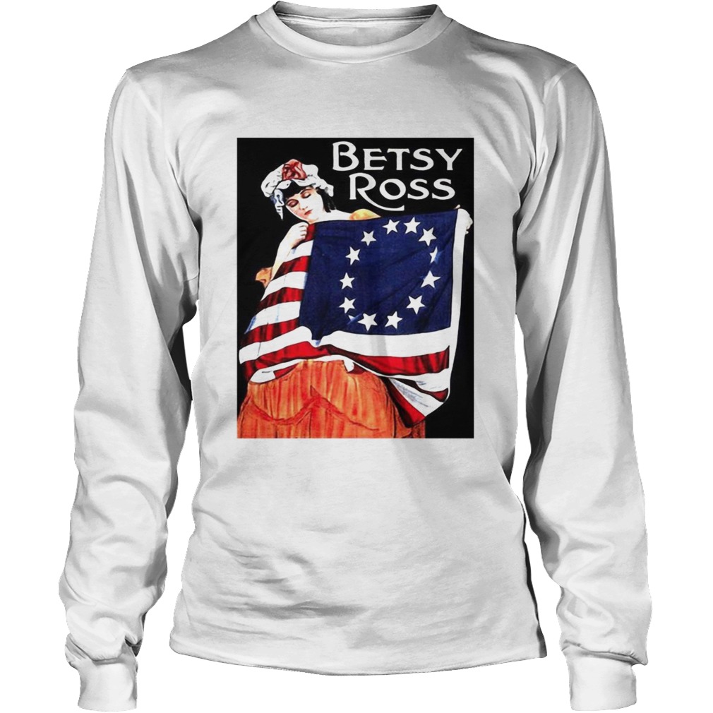 USA Betsy Ross American Flag LongSleeve