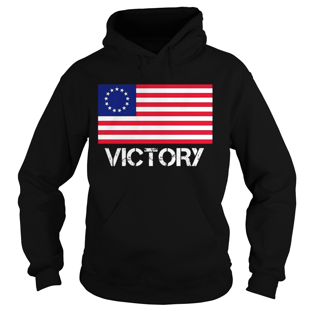 USA Betsy Ross Flag Victory TShirt Hoodie