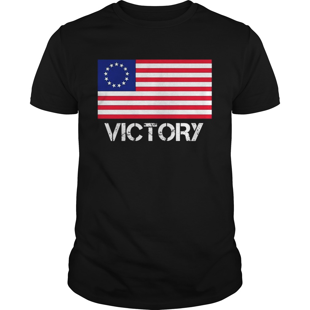 USA Betsy Ross Flag Victory TShirt