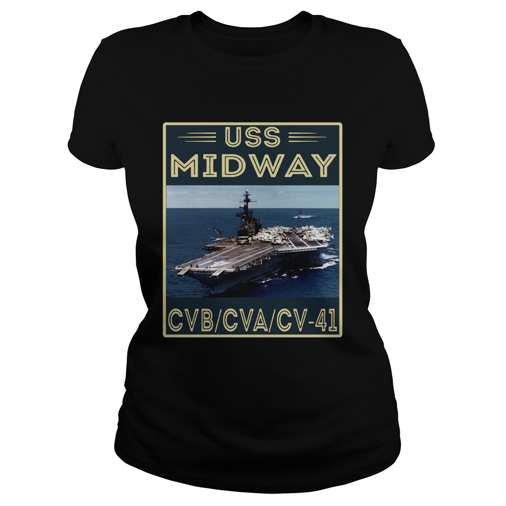 USS Midway CVBCVACV41 Classic Ladies