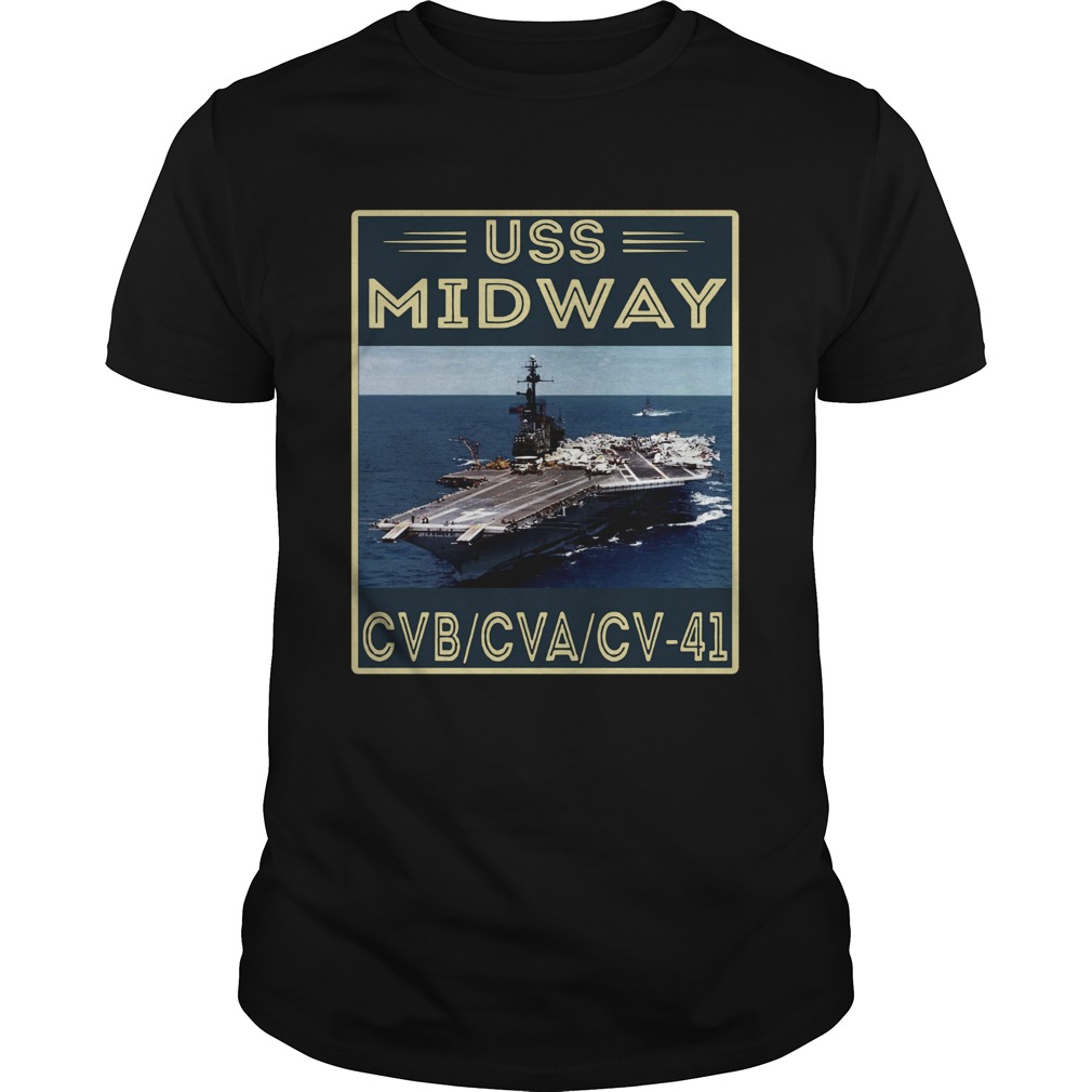USS Midway CVBCVACV41 shirt