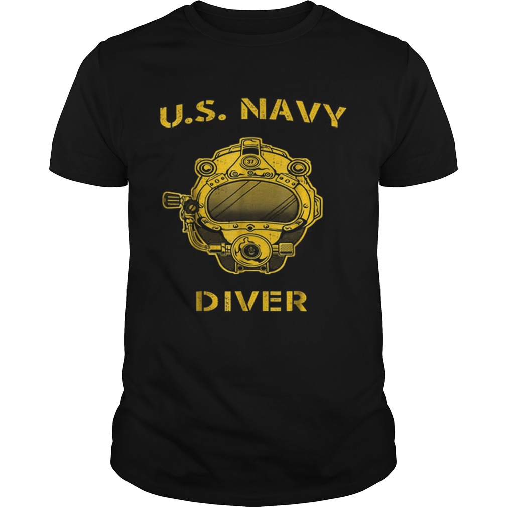 Us Navy Diver Back Only shirt