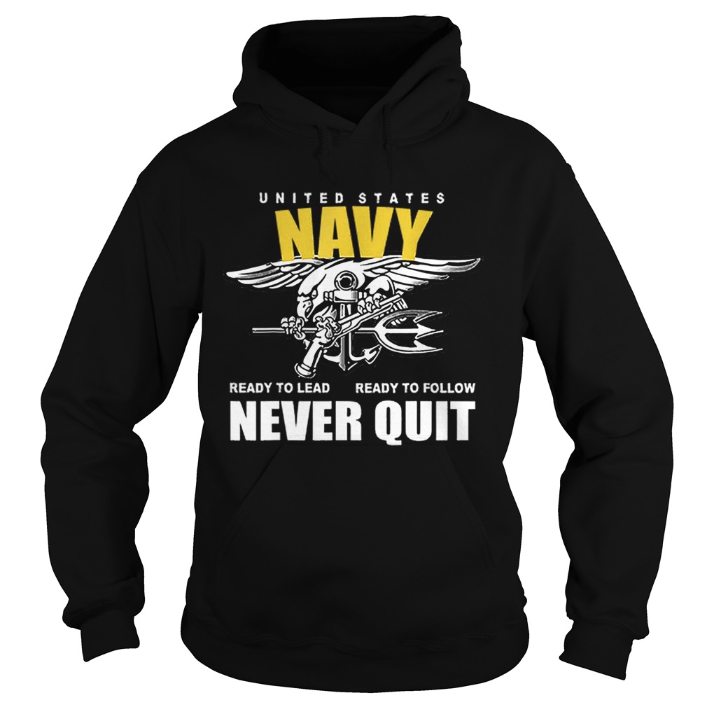 Us Navy Never Quit Proud Seals Team Hoodie