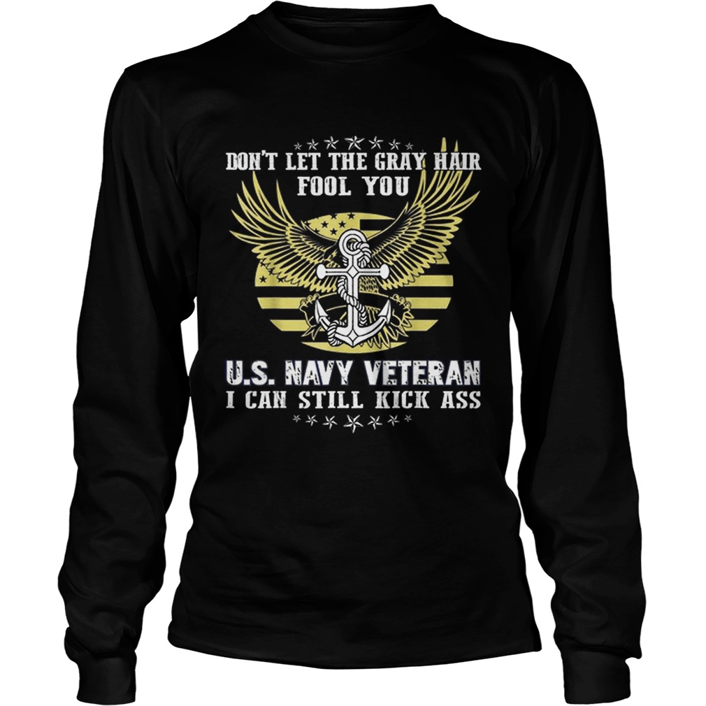 Us Navy Veteran I Am A Navy Veteran LongSleeve