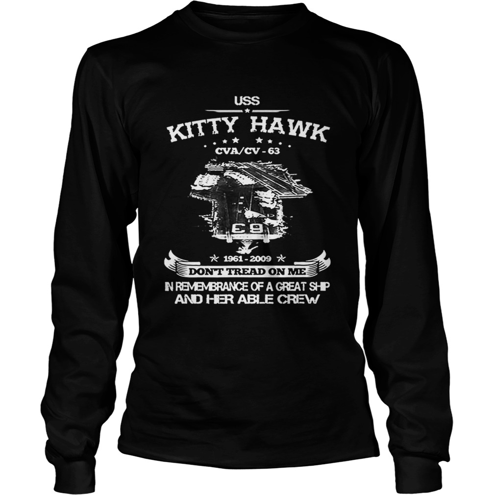 Uss Kitty Hawk Cv63 Memories LongSleeve