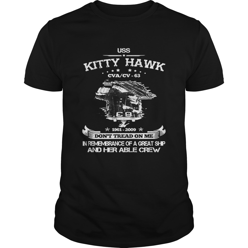 Uss Kitty Hawk Cv63 Memories shirt