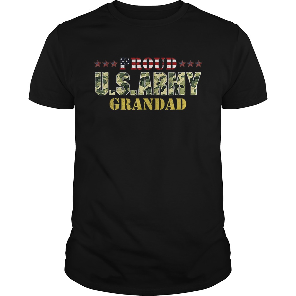 Vintage Proud Grandad Usarmy Veteran shirt