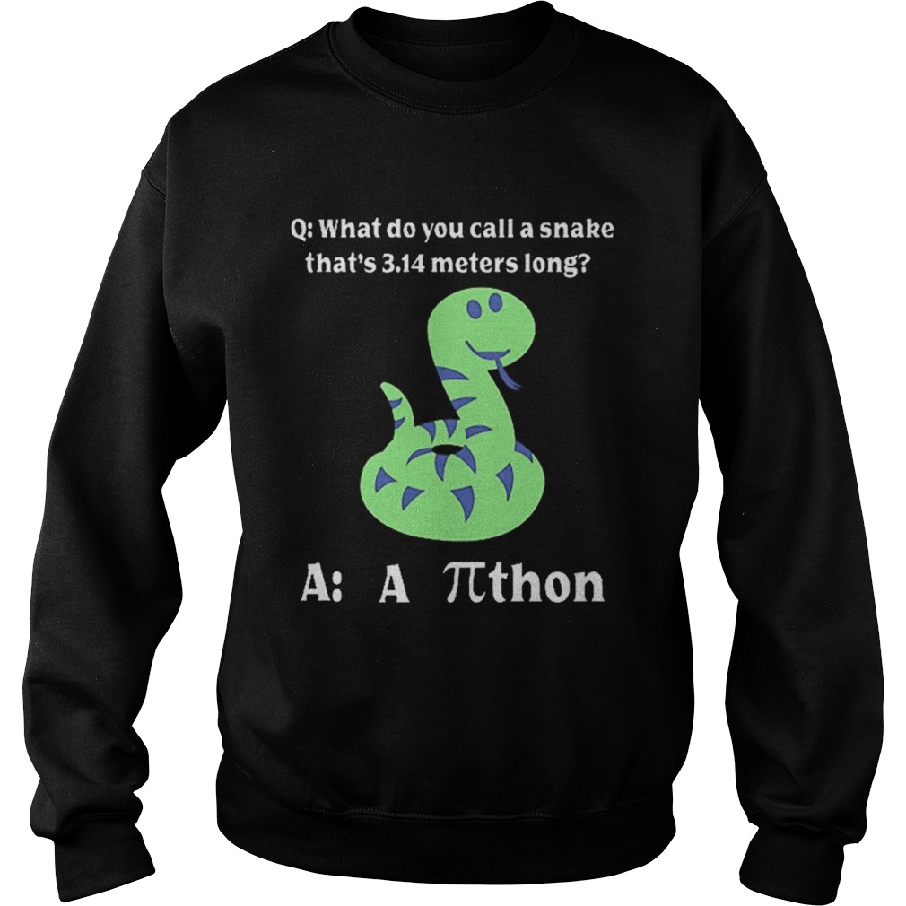 What do you call a snake thats 314 meters long athon Sweatshirt