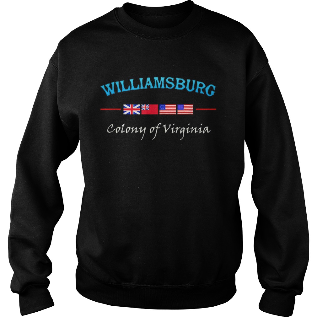 Williamsburg Virginia Colony Sweatshirt