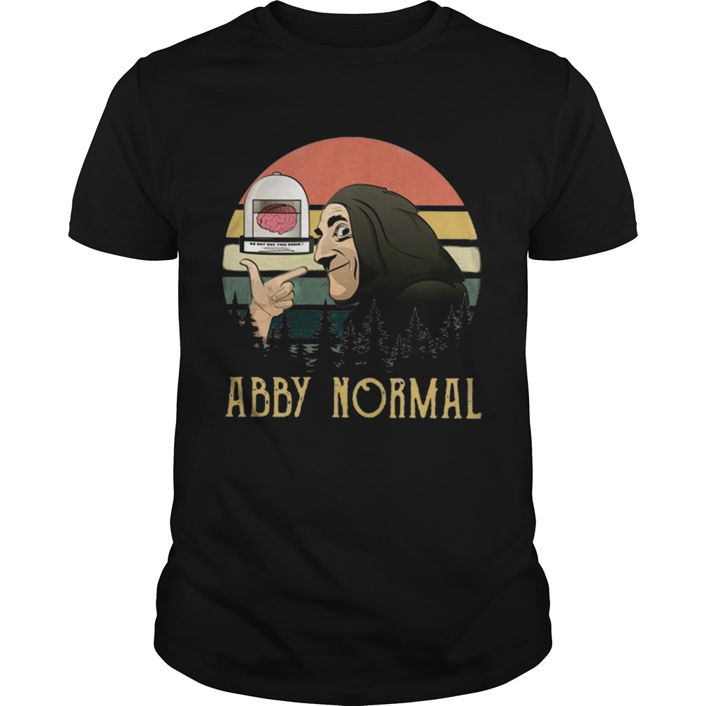 Young Frankenstein abby normal vintage sunset shirt