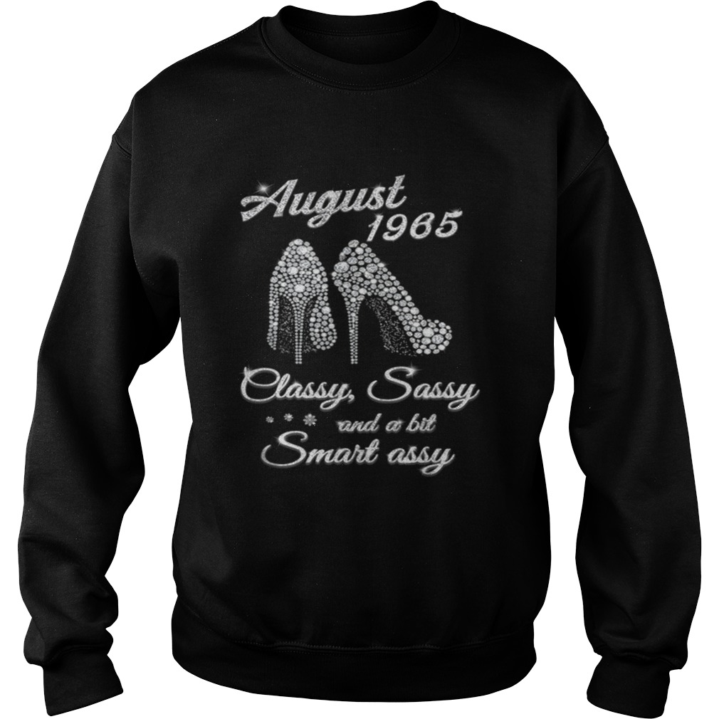 1564997301August 1965 Classy And Fabulous 54th Birthday Sweatshirt
