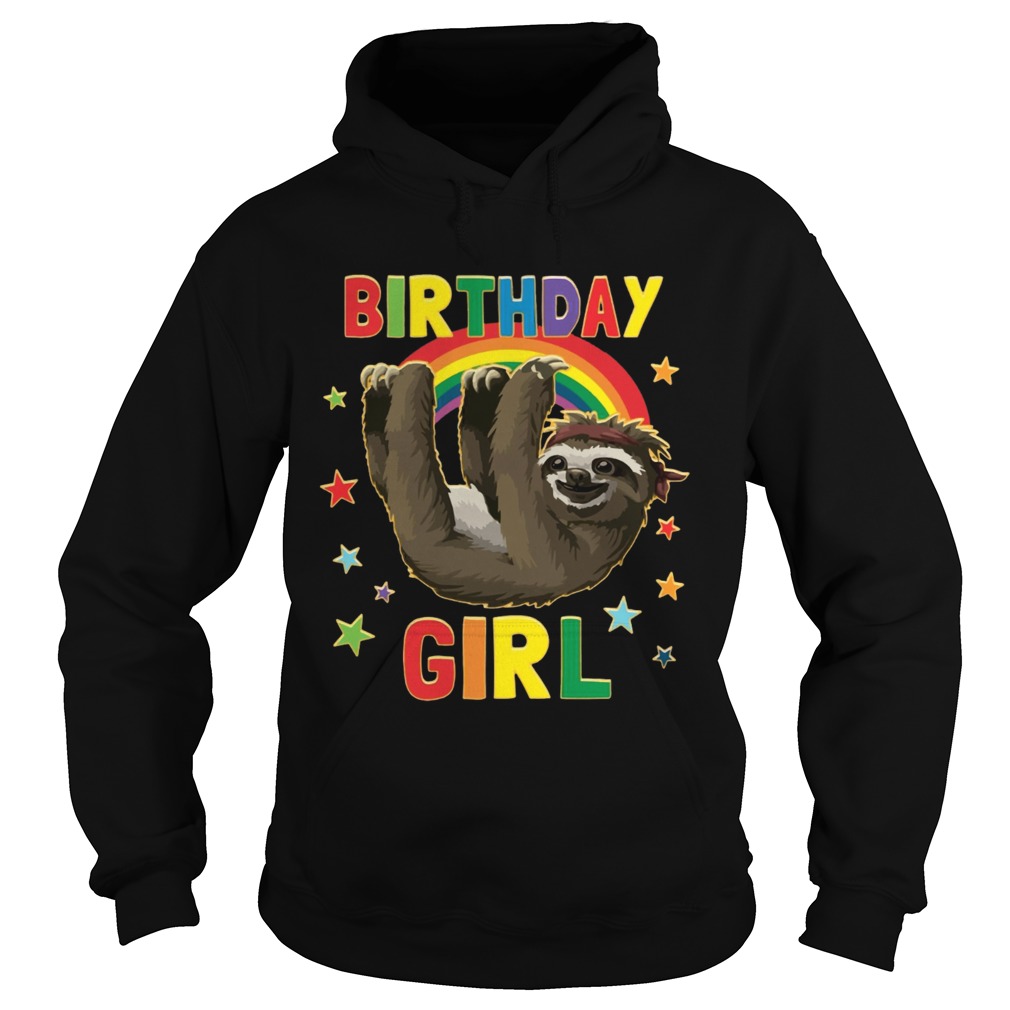1567075951Birthday Girl Sloth Hoodie