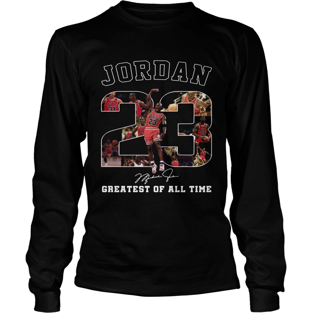 20 Michael Jordan Greatest of all time LongSleeve