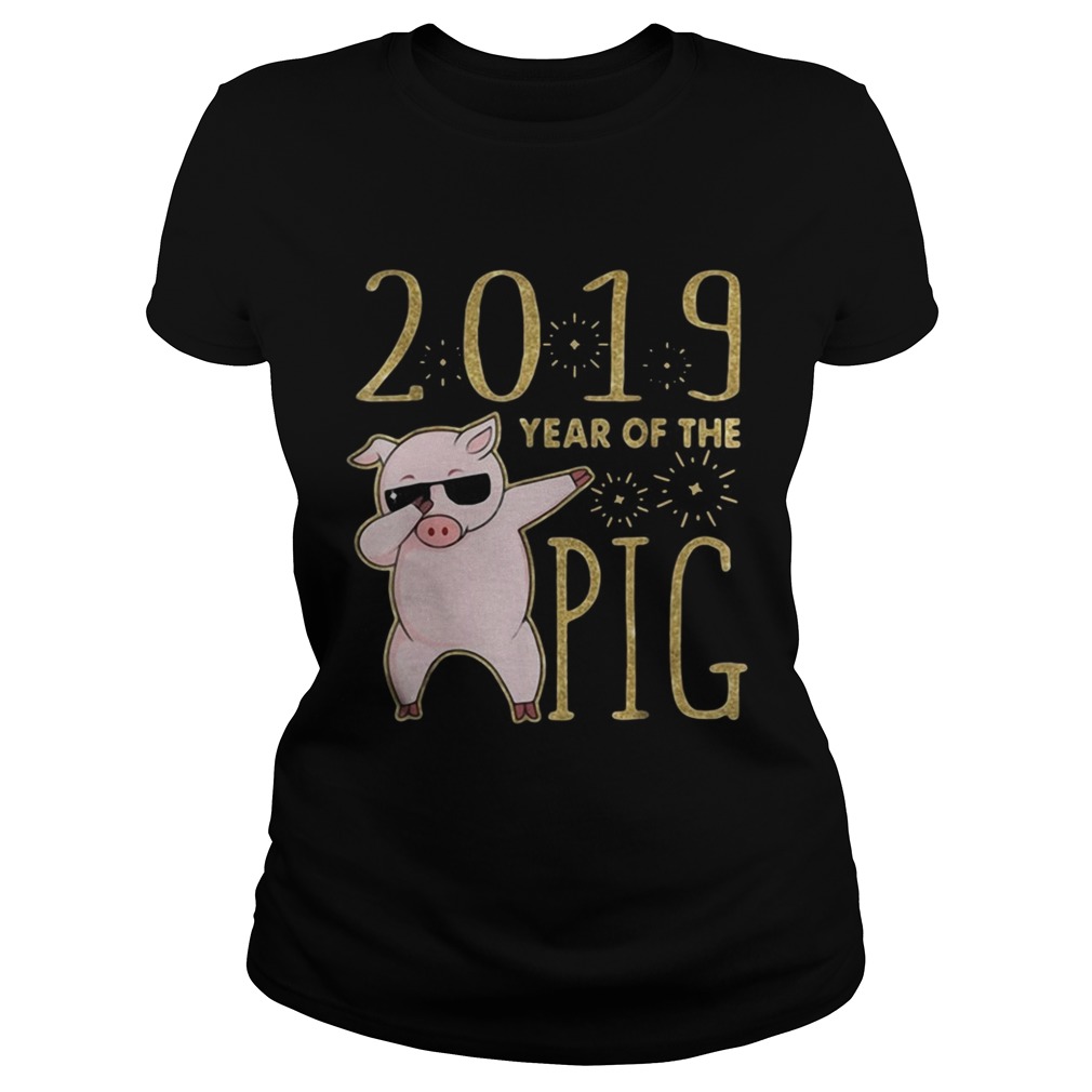 2019 year of the Pig dabbing Classic Ladies