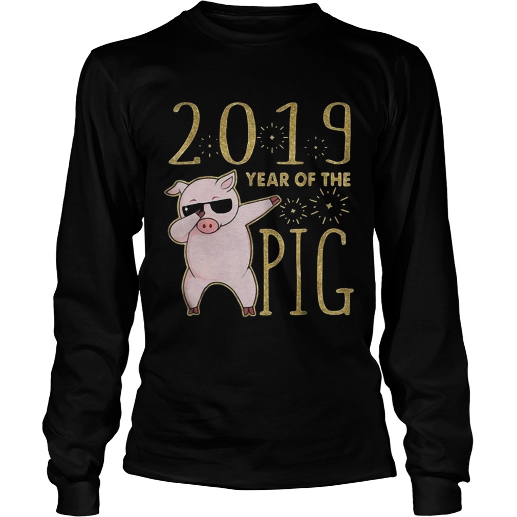 2019 year of the Pig dabbing LongSleeve