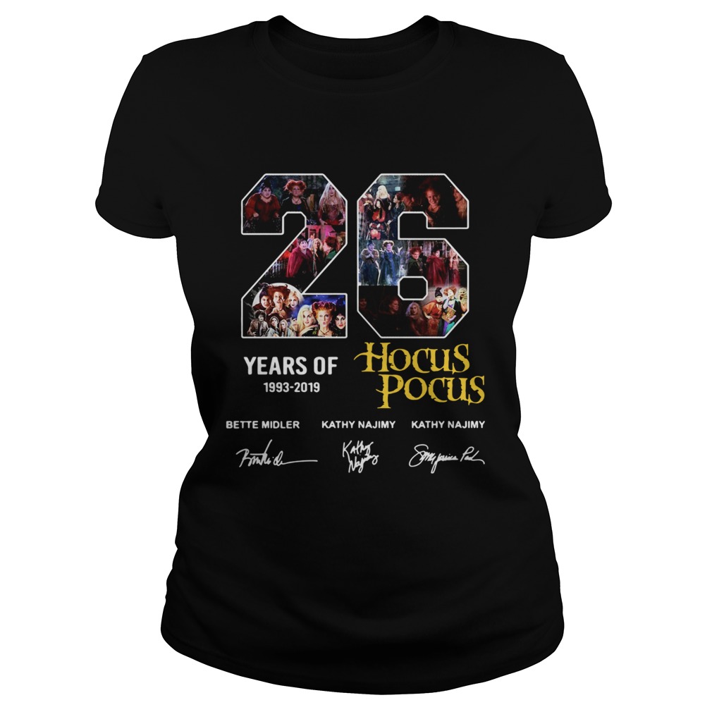 26 years of 1993 2019 Hocus Pocus signature Classic Ladies