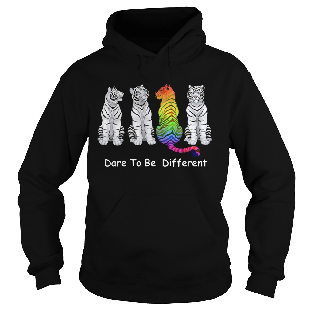 4 Tigers dare to be different LGBT Hoodie